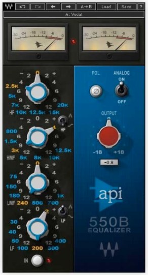 Egaliseur Waves API 550B