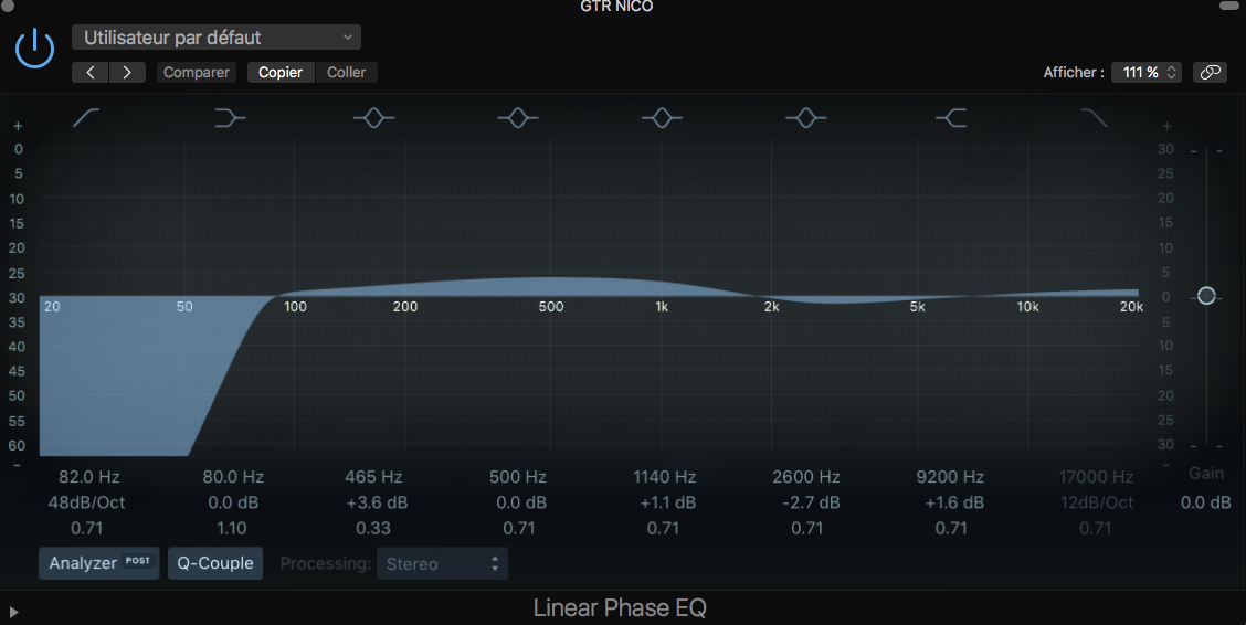EQ GUITARE